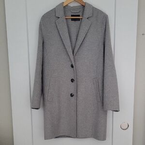 Banana Republic Light Gray Trench Coat